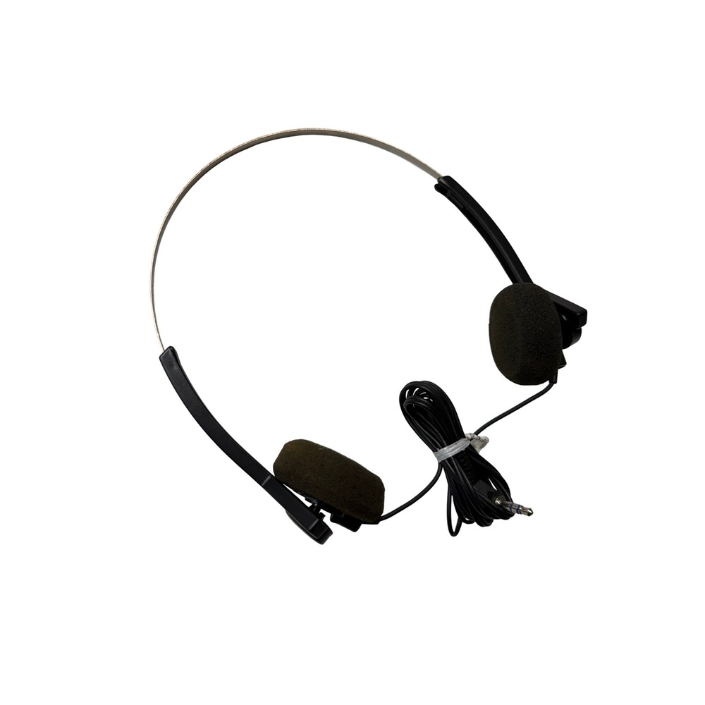 Sony MDR-010 Dynamic Stereo Headphones Vintage Black Wired Over Ear Audio